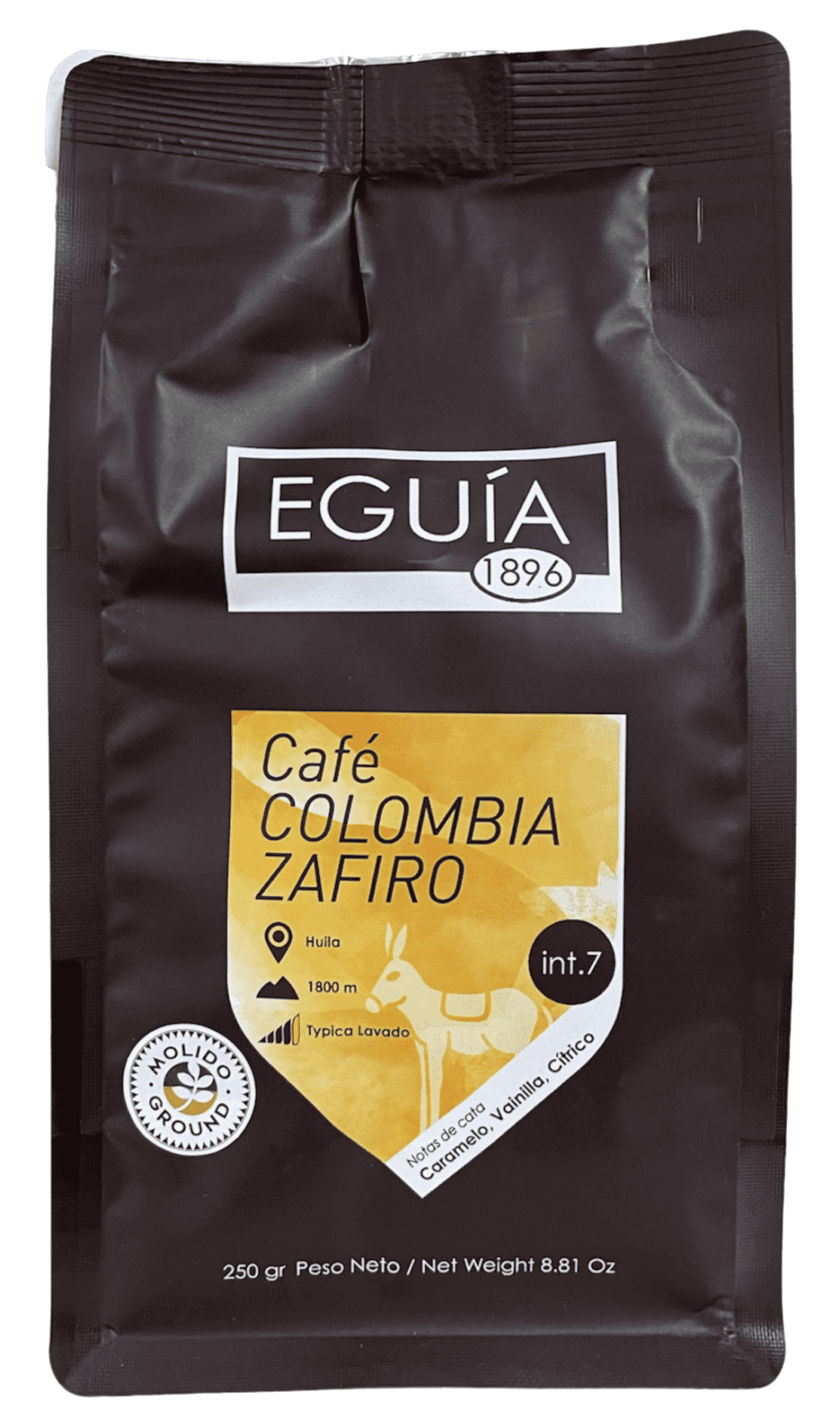 Café COLOMBIA ZAFIRO Molido 250 gr
